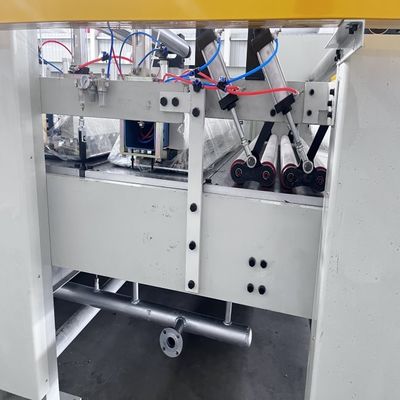 Productielijn voor golvend karton met twee groepen correctiesysteem