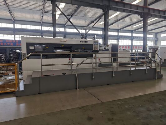MYQ1300 Automatic Die Cutting Machine with Intermittent Gearbox and Pneumatic Bench for 1320x980mm Corrugated Cartons