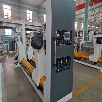 Temperatuurvereisten 160°C tot 180°C Golfkartonproductielijn inclusief 2 stuks doseerklep en droogvormsysteem