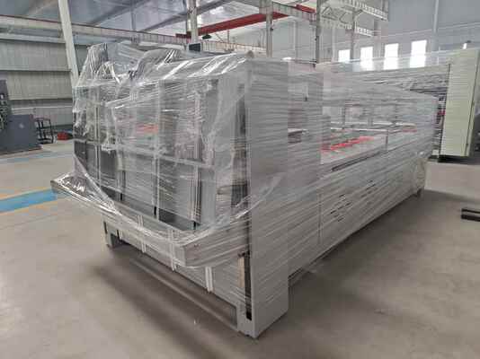 Semi-automatische geautomatiseerde Slotter Flexo Folder Gluer met 60pcs/min Snelheid en 50-70mm Wanddikte
