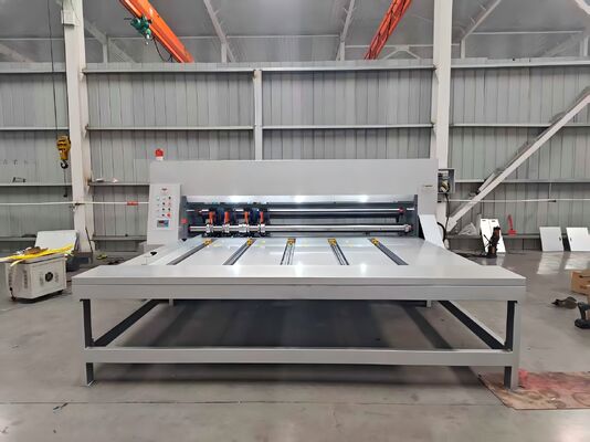 Elektrische Besturing Golfkarton Rotary Slotter Machine met 80 stuks/min Snelheid en 350*600mm Slotdiepte