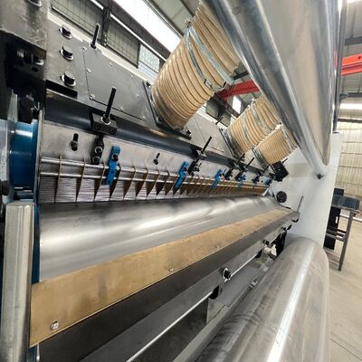 Steam Single Facer For Corrugated Cardboard Production 1400 Model Alloy Corrugating Rolls