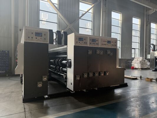 Corrugated Carton Flexo Printing Machine With Advanced Control System Enabling Precise Adjustment Of Printing Parameters
