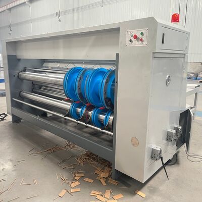 Slice The Cape Diepte 500mm Gekrompen Rotary Slotter Machine Incorporating 4 Groups Messen Voor Slotting Performance In Gekrompen Verpakkingslijnen