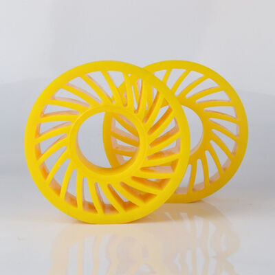 Custom Polyurethane Zonnewiel Geen vernielwiel met hoge slijtvastheid Hoge veerkracht en geen schade aan papier