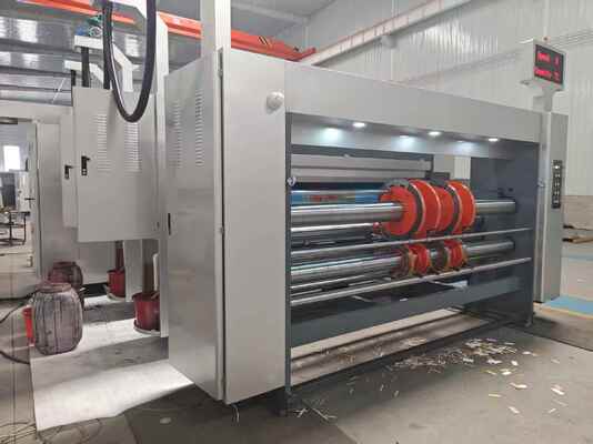 Automatische loodrandvoeding Flexo Printing Slotting Machine met 100-130m/min.
