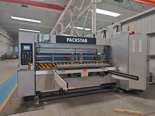 Automatische loodrandvoeding Flexo Printing Slotting Machine met 100-130m/min.