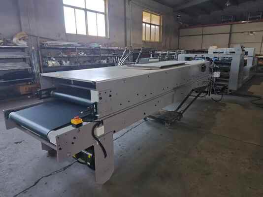 PT-A1250 High Speed Gluer Machine met een maximale snelheid van 300 m/min, PLC touchscreen control en onafhankelijke papiervoeding