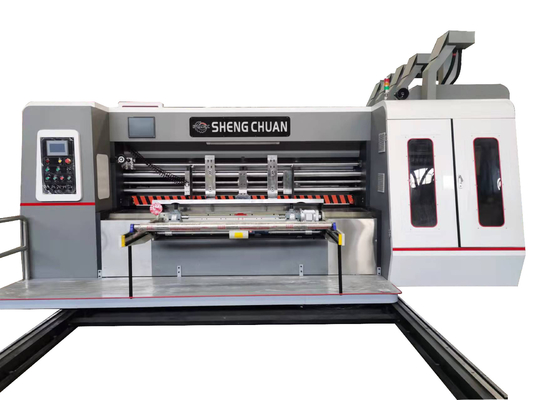 Loodrand die Flexo-Printer With Die Cutter voeden de Dubbele Printer With Slotter van Kleurenflexo