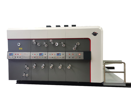 Druk die van de Machine de Automatische Flexo van Slotter Diecutter Stacker van de Flexoprinter Machine inlassen