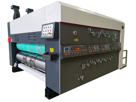 Druk die van de Machine de Automatische Flexo van Slotter Diecutter Stacker van de Flexoprinter Machine inlassen