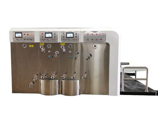 4 van het het Kartonmachine Golfkarton van de kleuren Automatische Druk de Drukmachine van Flexo