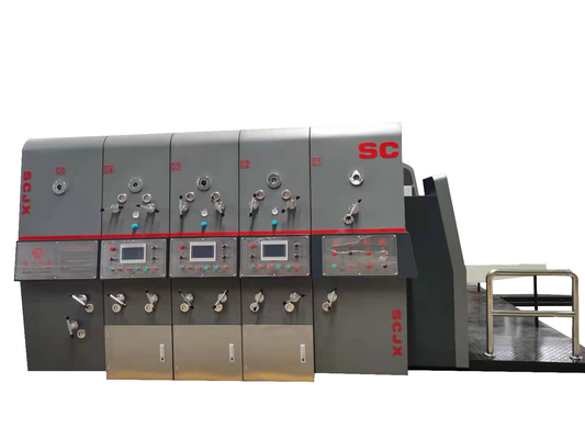 De Drukmachine 4 van de de Drukmachine van Kleurenflexo de Printer Slotter van de kartondoos van Flexo