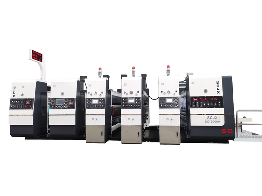 Multikleur Golf de Drukmachine van Kartonflexo voor de Matrijzenknipsel van het Kartonblad