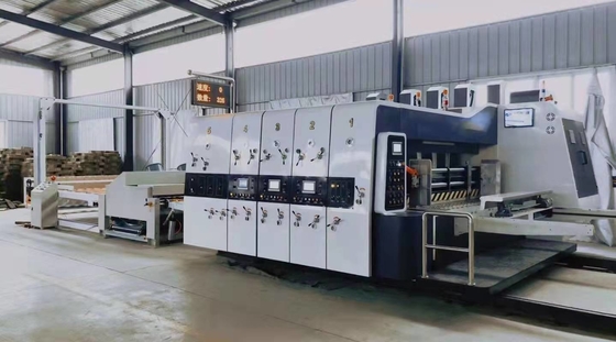 ODM de Drukmachine 200pcs/min van Flexo van het Hoge snelheids Flexographic Golfkarton