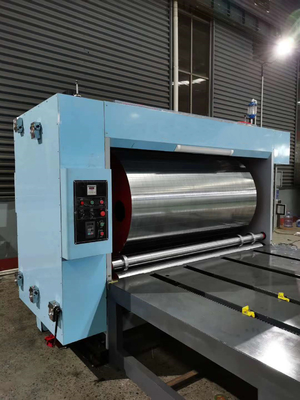 Semi Automatische 2 Kleur Golf de Drukmachine van Kartonflexo voor Kartondoos