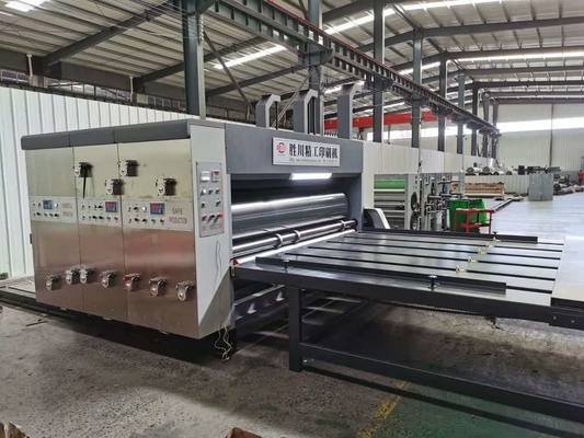 De semi Autodoos plooide de Pers van de de Drukmachine van Kartonflexo voor Karton