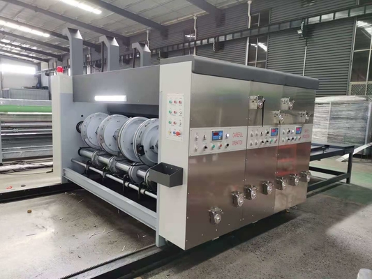 1 kleurenhandboek die Flexographic Drukpersmachine voor Vakje Matrijzenknipsel voeden