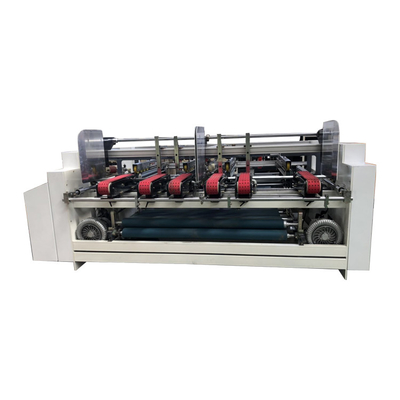 Van de het Kartonomslag van Ce de Automatische Golfmachine van Gluer voor Kartondoos die het Lijmen vouwen