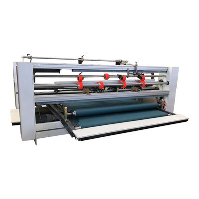 Semi-automatische dubbelstuk Joint Gluer Machine met pneumatisch drukken voor het vouwen en lijmen van gegolfde karton