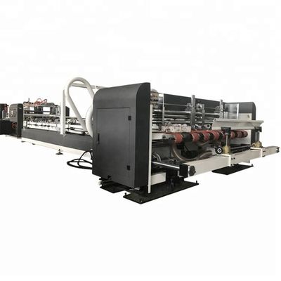 Automatische Golfkarton Vouwlijmmachine met Hoge Snelheid 220 Vellen/min en Microcomputer Breedteverstelling voor Kartonnen Vouwlijmmachine