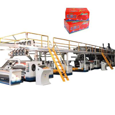 Karton 5 de Verpakkingslijn Enige Facer van het Vouw Automatische Karton