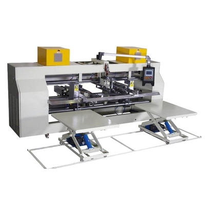 De semi Auto Golf van het de Machinemateriaal van de Kartondoos Stikkende Dubbele Servomotor