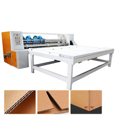 Ketting die Golf Roterende Slotter-Machine Creaser voor Karton voedt